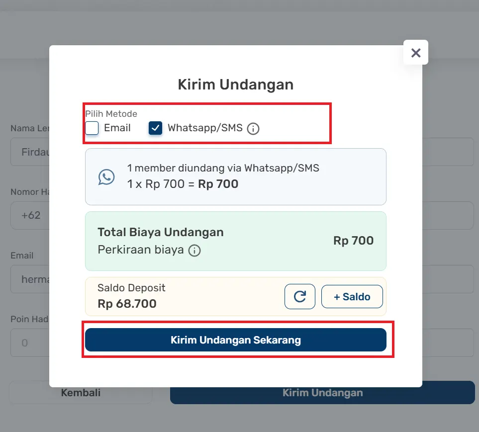 invite loyalty program